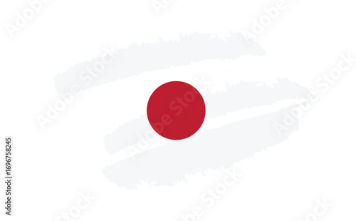 Japan flag inspired brush stroke design vector on transparent background Free Download Japan flag inspired brush stroke design vector on transparent background - GFXLoad