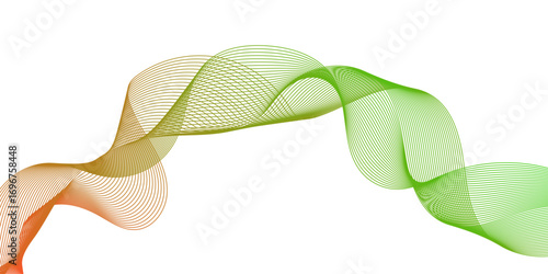 Abstract Smooth curved geometric and soft color gradient wave lines flowing elegantly with modern abstract motion and dynamic visual depth.
