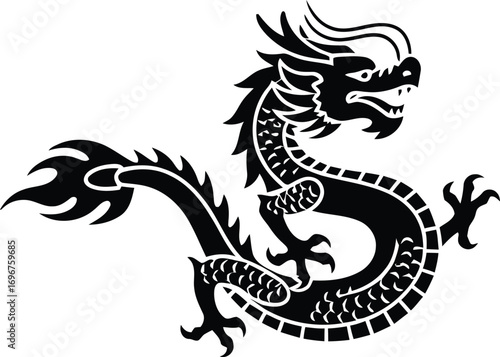 Majestic Chinese Dragon A Symbol of Strength and Good Fortune in Asian Culture