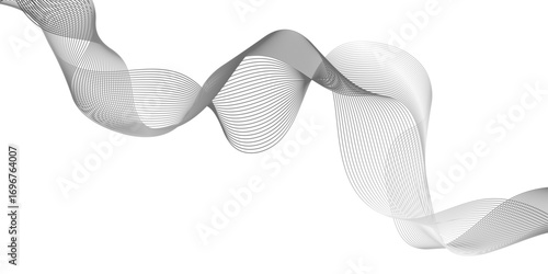 Abstract business and technology concept dynamic flowing wave line background with smooth curves, dynamic motion and minimalist modern geometric design.
