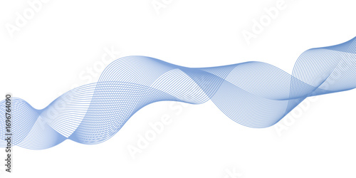 Abstract seamless geometric Elegant wave line or blending lines flowing across minimalist abstract background creating rhythmic motion and dynamic background.
