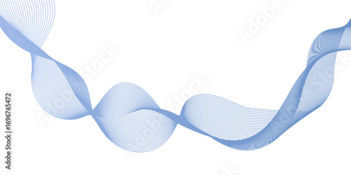 Abstract seamless geometric Elegant wave line or blending lines flowing across minimalist abstract background creating rhythmic motion and dynamic background.