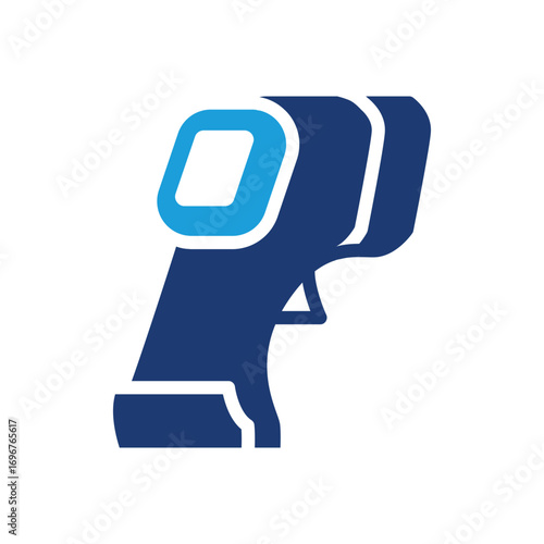 thermo gun colored icon vector design good for web or mobile app