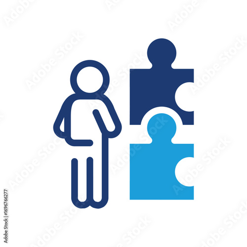 problem solving colored icon vector design good for web or mobile app