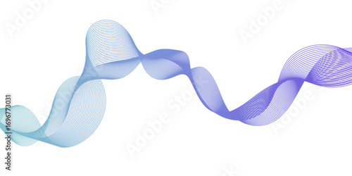 Abstract business and technology concept dynamic flowing wave line background with smooth curves, dynamic motion and minimalist modern geometric design.