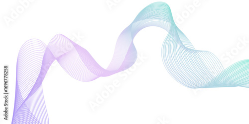 modern dynamic and seamless abstract tech Smooth flowing wave blending lines forming elegant dynamic abstract pattern for modern creative backgrounds.