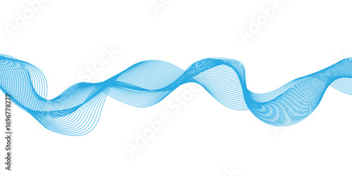 modern dynamic and seamless abstract tech Smooth flowing wave blending lines forming elegant dynamic abstract pattern for modern creative backgrounds.