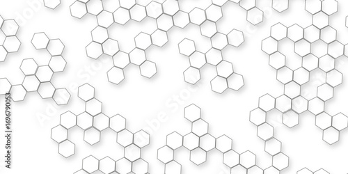 busines concept abstract white hexagon patterns, Modern white abstract background with smooth soft curves, minimal geometric shapes, clean light texture, elegant futuristic pattern.