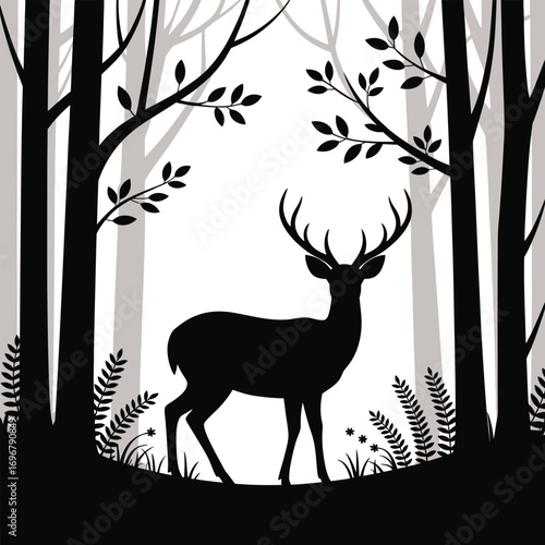 deer in the forest