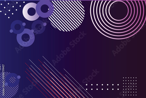 Modern circle line abstract colorful design for  cover design, website, banner, flyer,