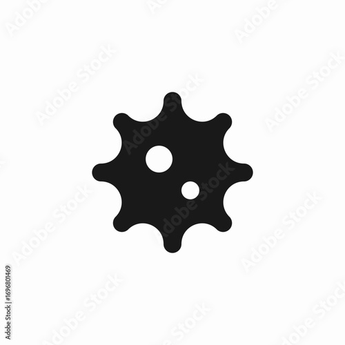 pandemic virus icon sign vector