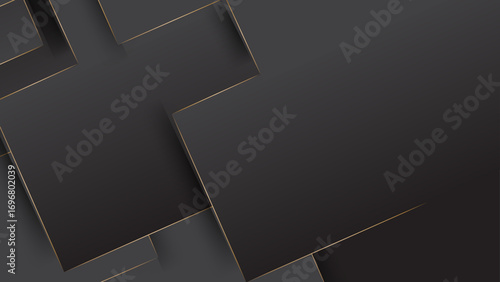 Black gold background