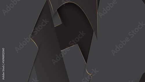 Black gold background