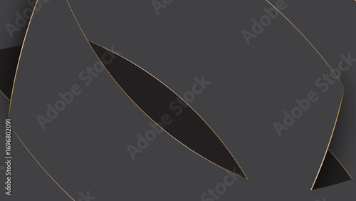 Black gold background