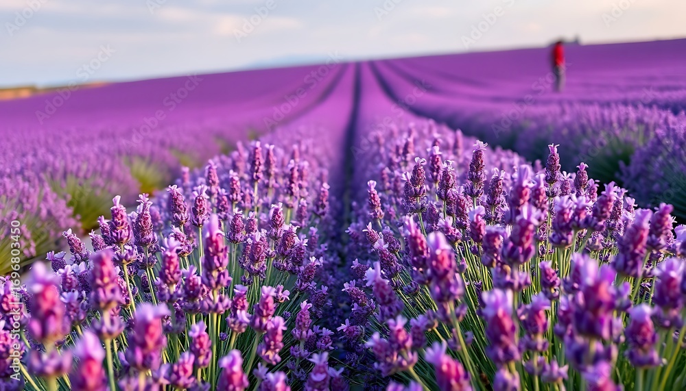 Naklejka premium field of lavender