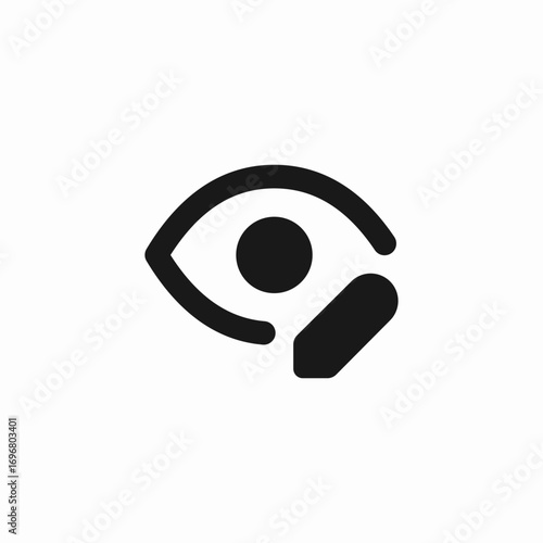 view edit icon sign vector