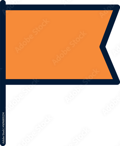 Vector blank yellow rectangle label as a road sign for web banner design