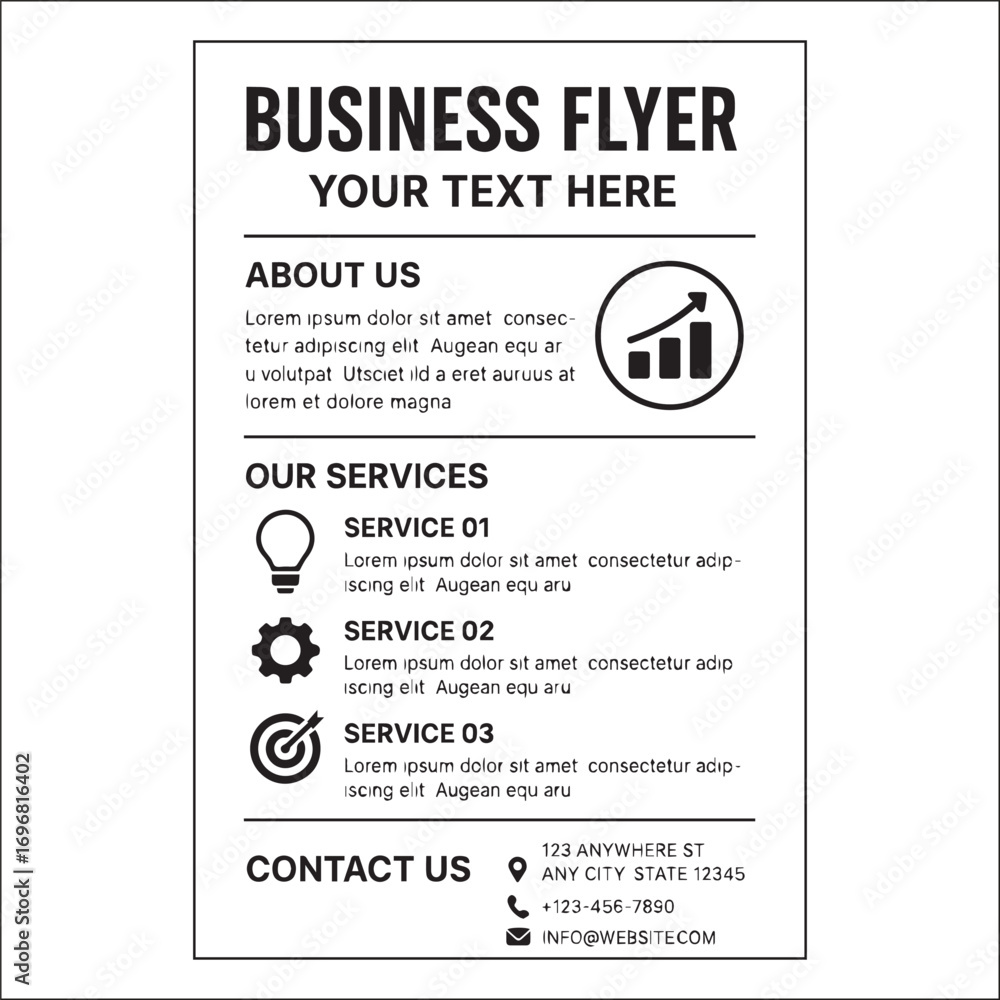 Obraz premium Business Flyer Design