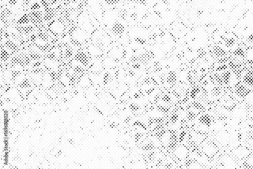 Halftone background vector, abstract backdrop design with two tone pattern and copy space for edit your content