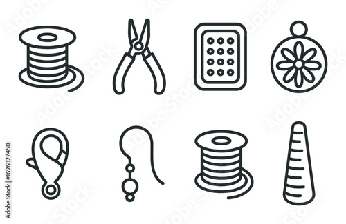 Pollution and waste silhouette icon set. featuring smoke, landfill, barrel, bottle, mask, sign, waste, ocean
