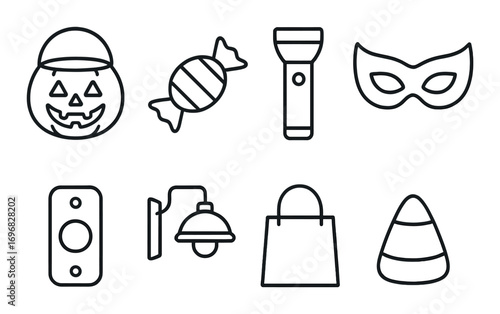 Sleep troubles silhouette icon set. featuring insomnia, night, nightmare, sleep disorder, and fatigue symbols