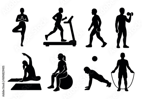 Teamwork silhouette icon set. featuring group, leader, collaboration, unity, partnership, meeting, and community symbols