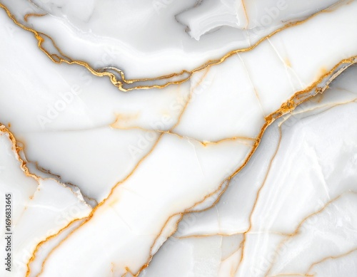  luxury marble texture background, white and gold veins