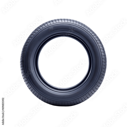 car tire isolated on white background