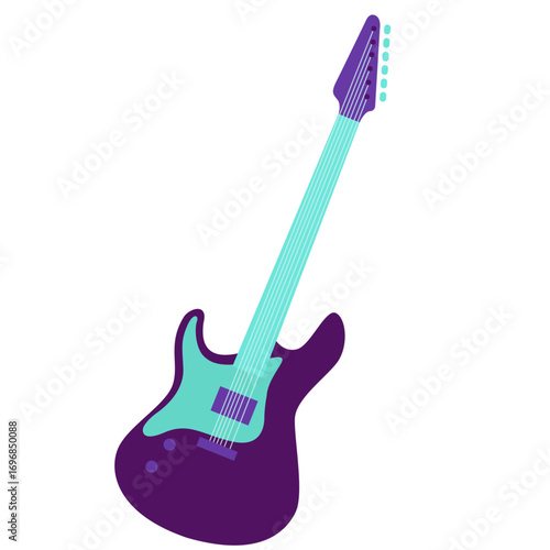 electric guitar isolated