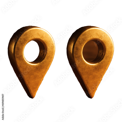 Wooden spoon on white, round, blue vector icon