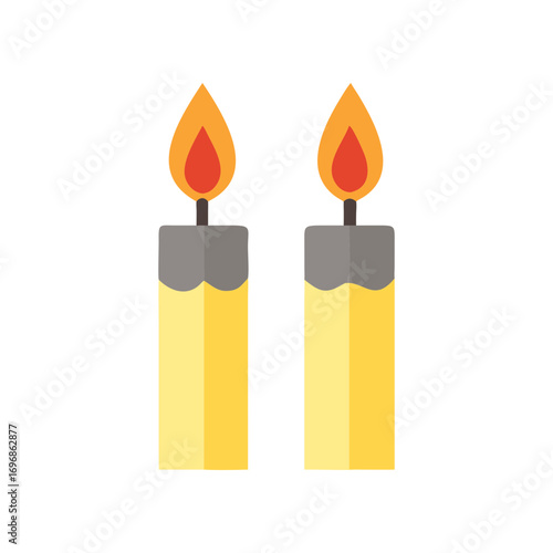 Whimsical candlelight glow a adventure vector illustration