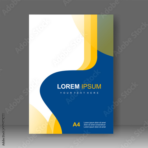 Business Cover design template. for cover book, magazine, brochure, poster, Annual report, flyer, catalog. Vector illustration