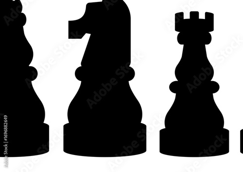 Chess pieces symbols