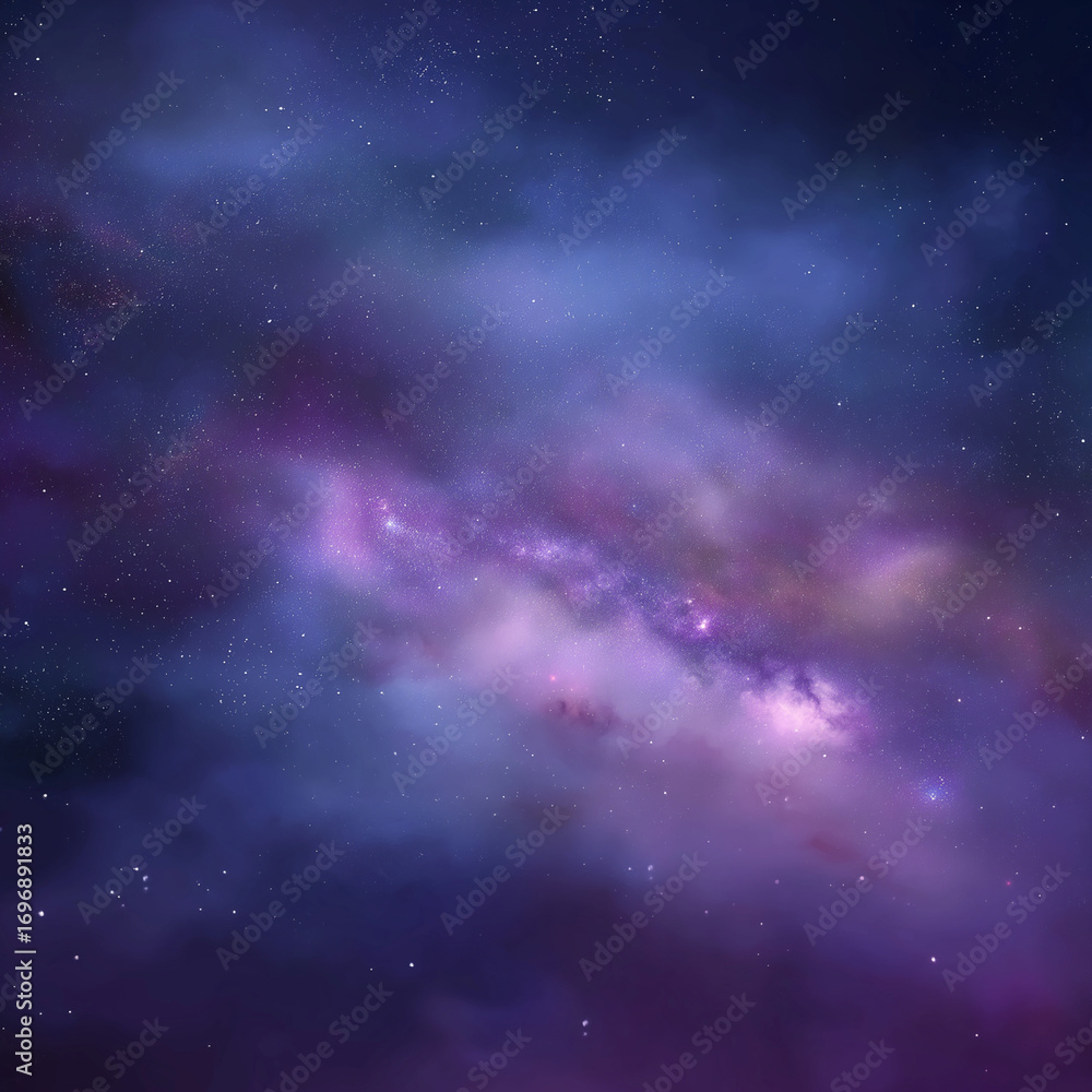 Obraz premium Vibrant glow of deep space nebula. Abstract galaxy cloudscape. Ideal for sci-fi, astronomy, and digital backgrounds.