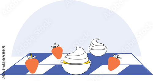 set of ice cream icons