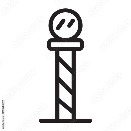 South Pole line icon
