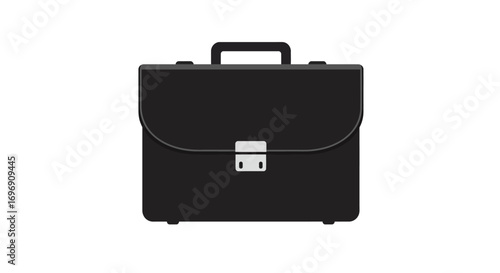 Sleek business briefcase design with modern minimalist aesthetic