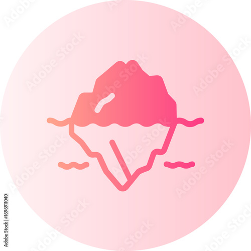 iceberg line icon
