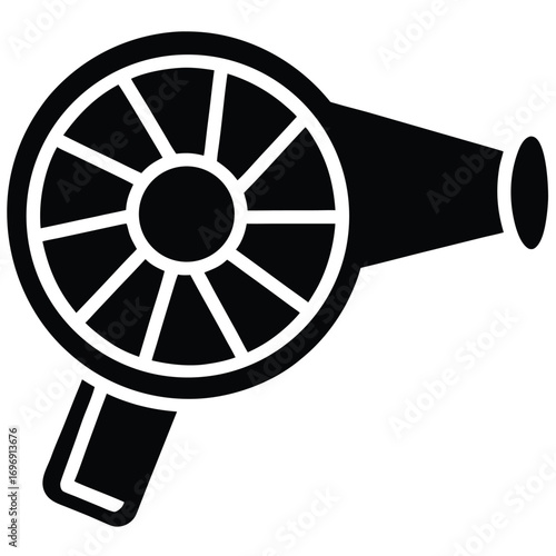 air blower vector icon