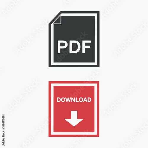 two icons representing PDF download functionality