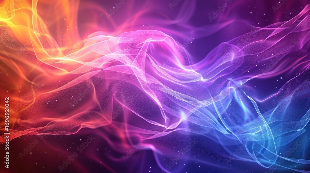 Fototapeta premium Abstract colorful smoke design