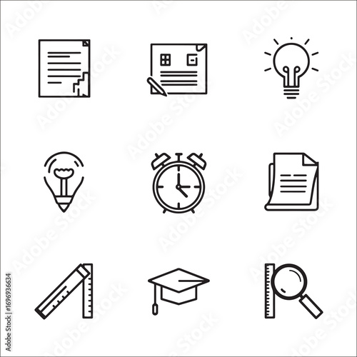 Academic and School Life Icon Pack