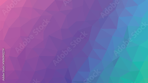 Polygonal Gradient Background Pink Purple Blue Teal