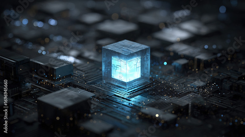 Technological Luminous Cube Chip