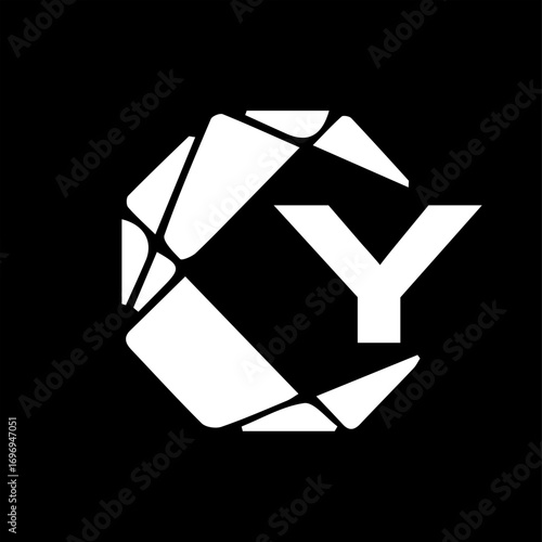 Adobe Illustratocreative technology monogram initials letter logo concept. Unique modern flat abstract vector polygon letter logo design.
r Artwork