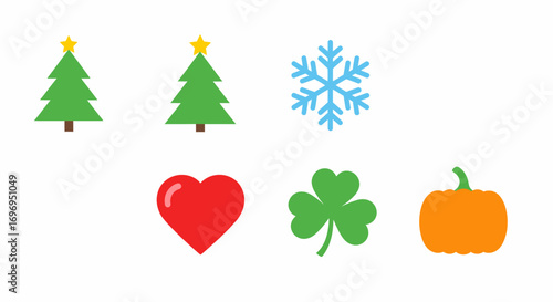 Simple Icons Pack Christmas, Love, and More!