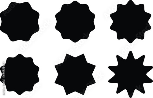 Circle and scalloped frames, frames zigzag edge shapes,Geometric zig zag wavy labels, rectangular shapes with squiggly borders, Cute rectangular shapes with undulated borders,
