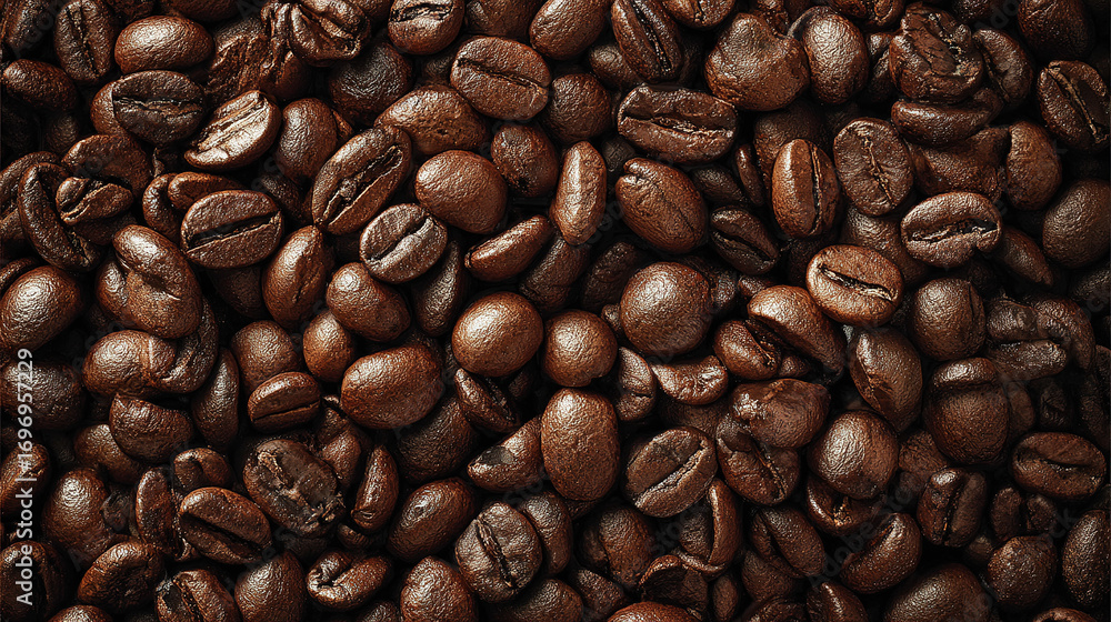 Obraz premium Coffee Beans in Burlap Bag