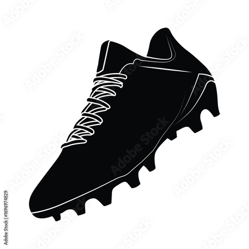 Football Shoe sports  football boot icon  