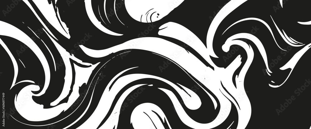 Fototapeta premium Marble black abstract background pnj design...